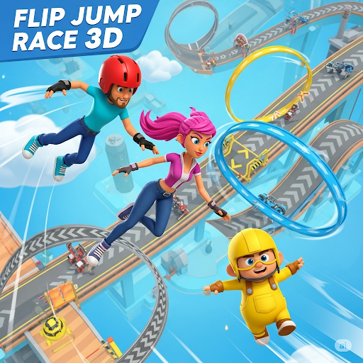 Flip Jump Race 3D