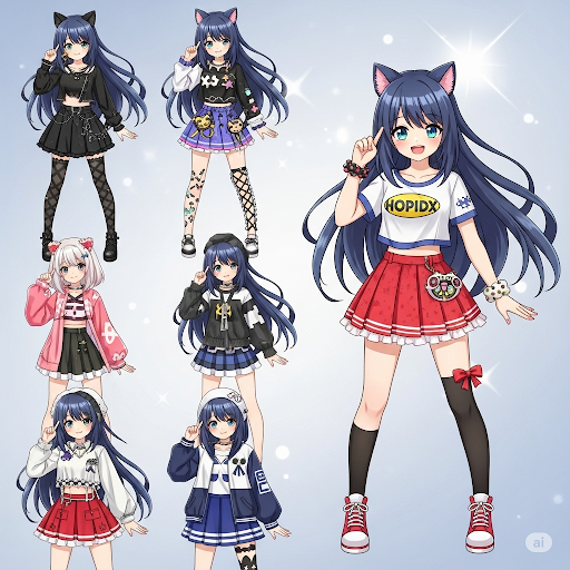 Anime Girl Dress Up