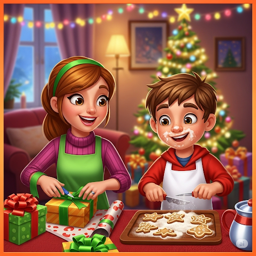 Ellie And Ben Christmas Preparation
