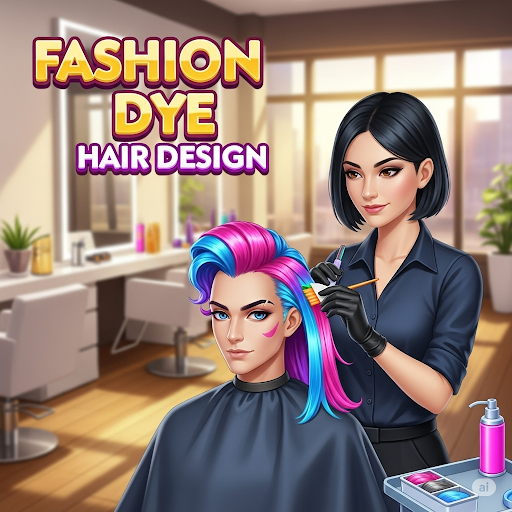 Fashion Dye Hair Design