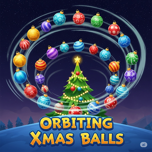 Orbiting Xmas Balls